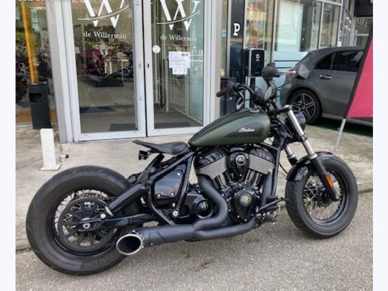 Image INDIAN MOTORCYCLE CHIEF BOBBER DARK HORSE SAGE BRUSH  