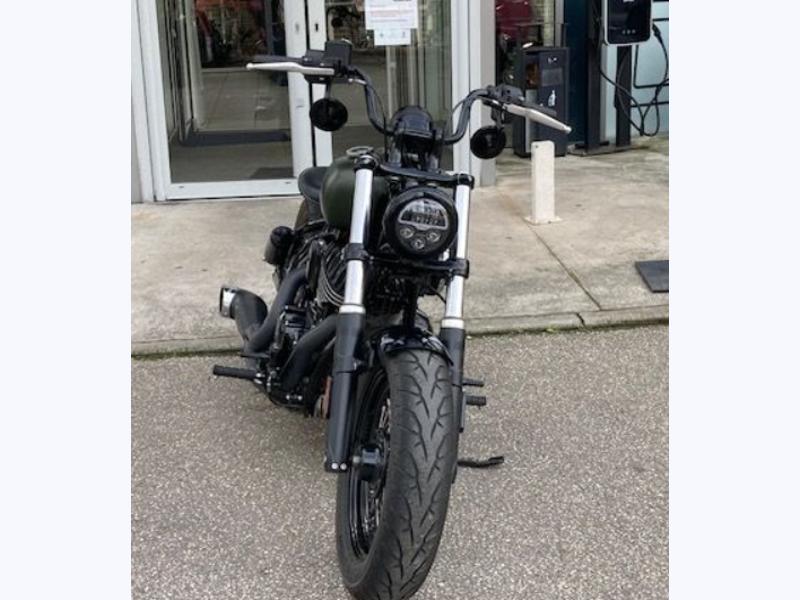 Image INDIAN MOTORCYCLE CHIEF BOBBER DARK HORSE SAGE BRUSH  